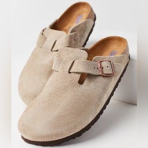 Birkenstock Boston Soft Footbed Suede Clog